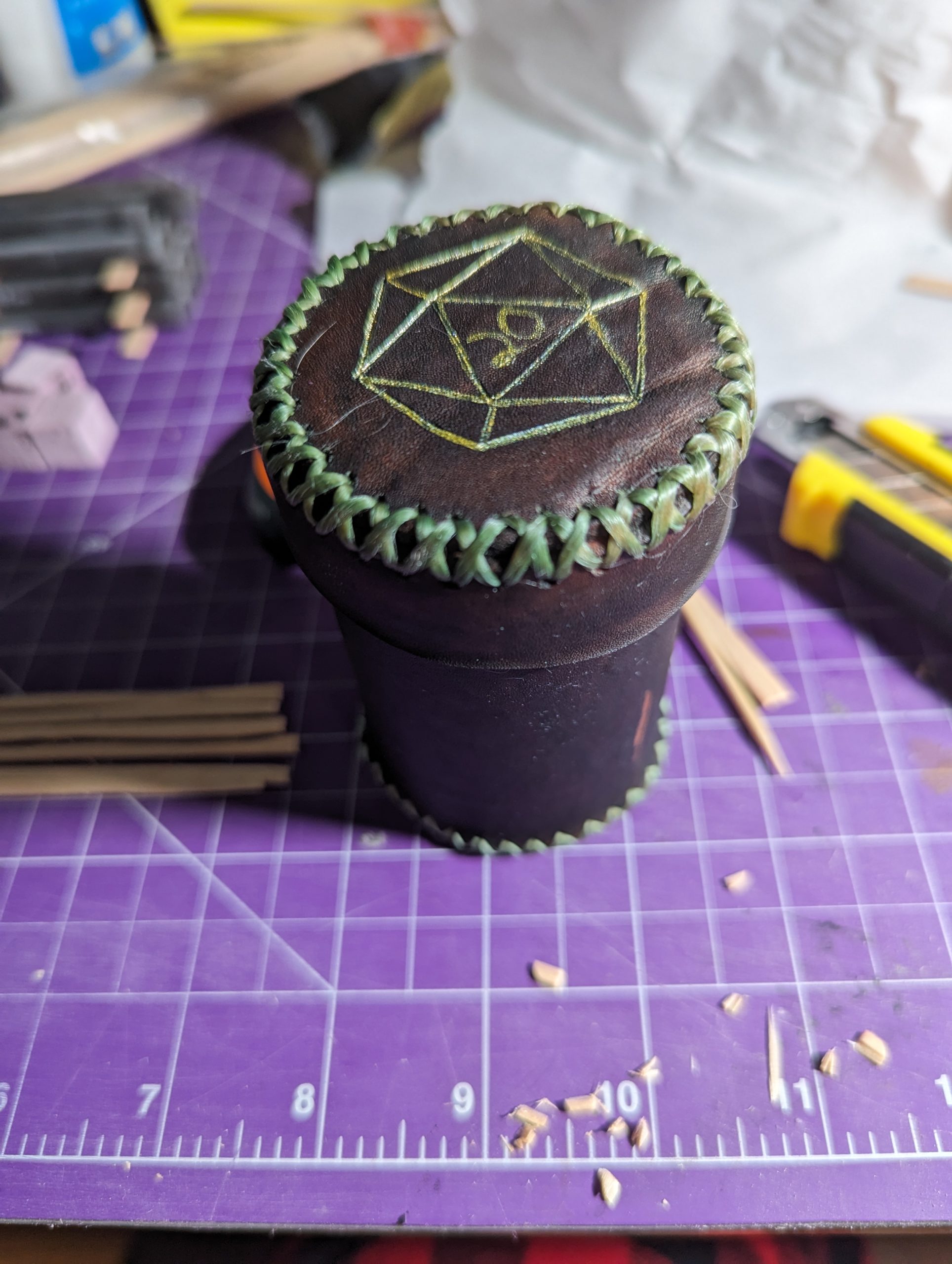 Lucky dice cup