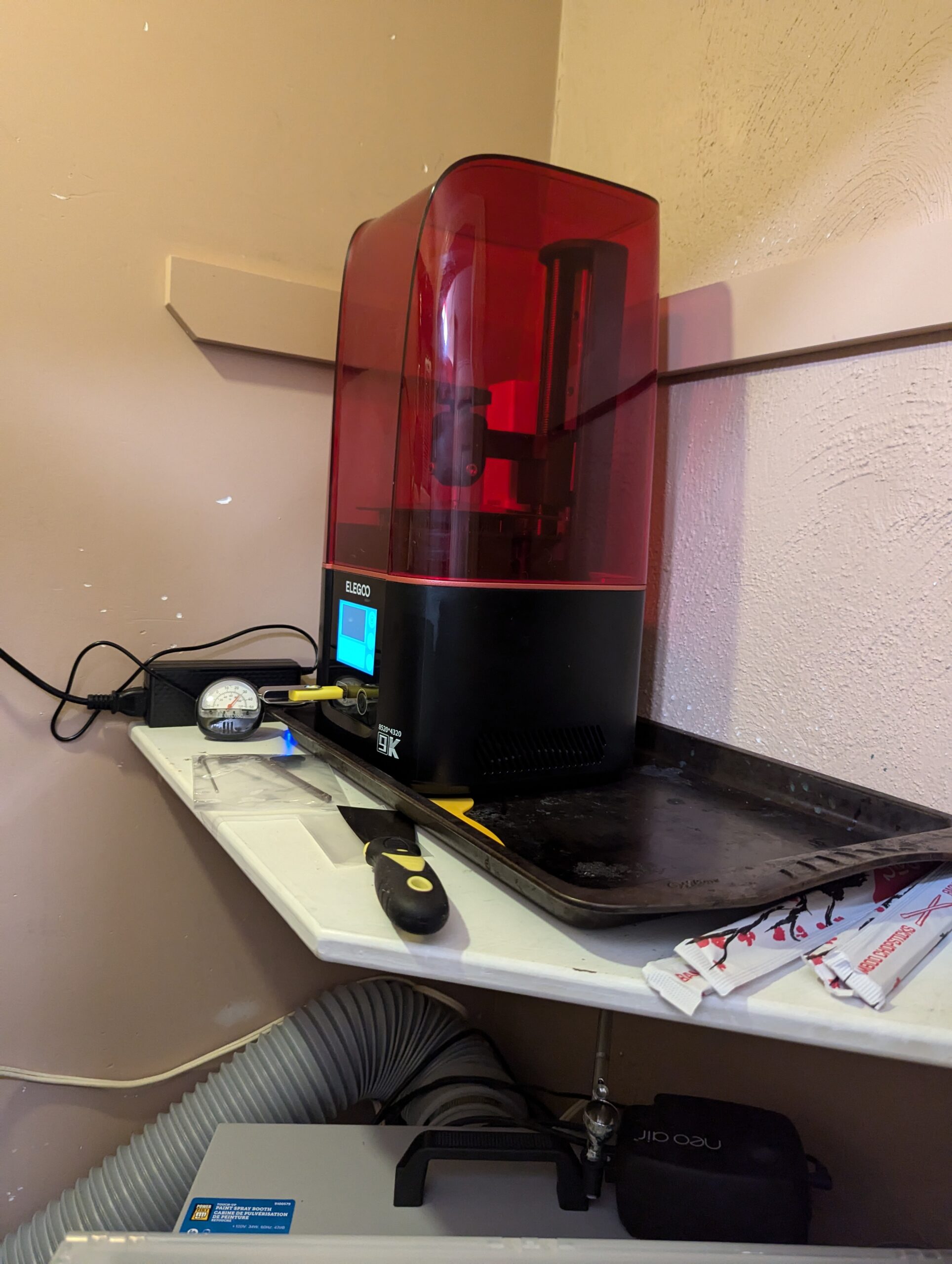 3D printing setup